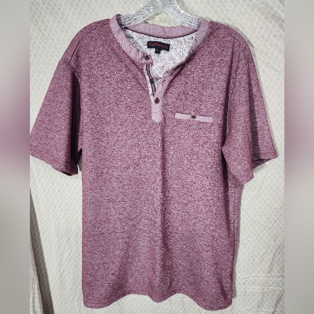 Royal Testimony Maroon Heavy Weight TShirt Men's Large Used